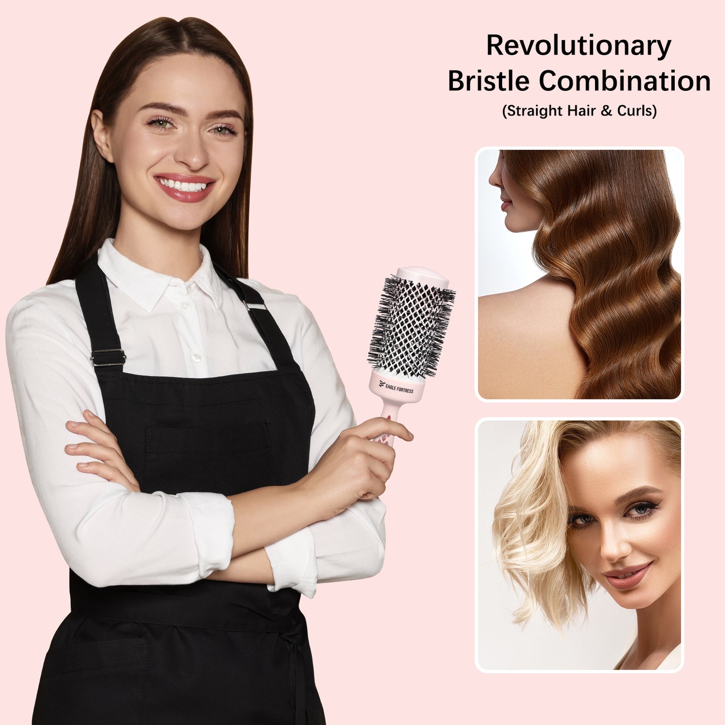2.1'' Ceramic Ionic Round Brush