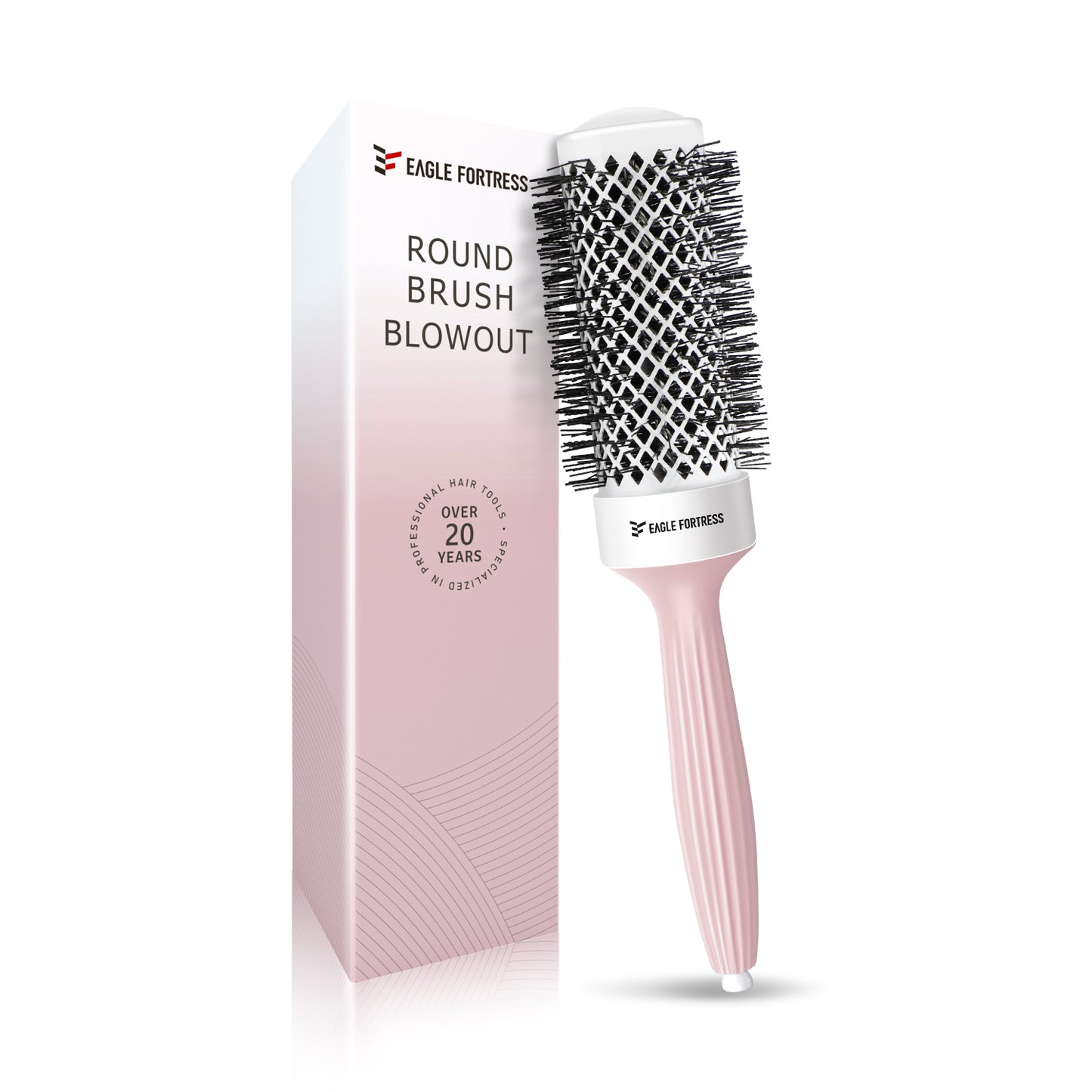 Round Brush 1.7'' Pink