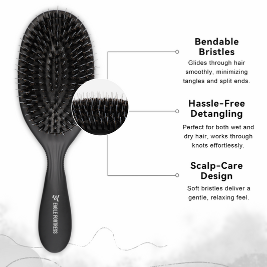 Bristle Detangling Brush black