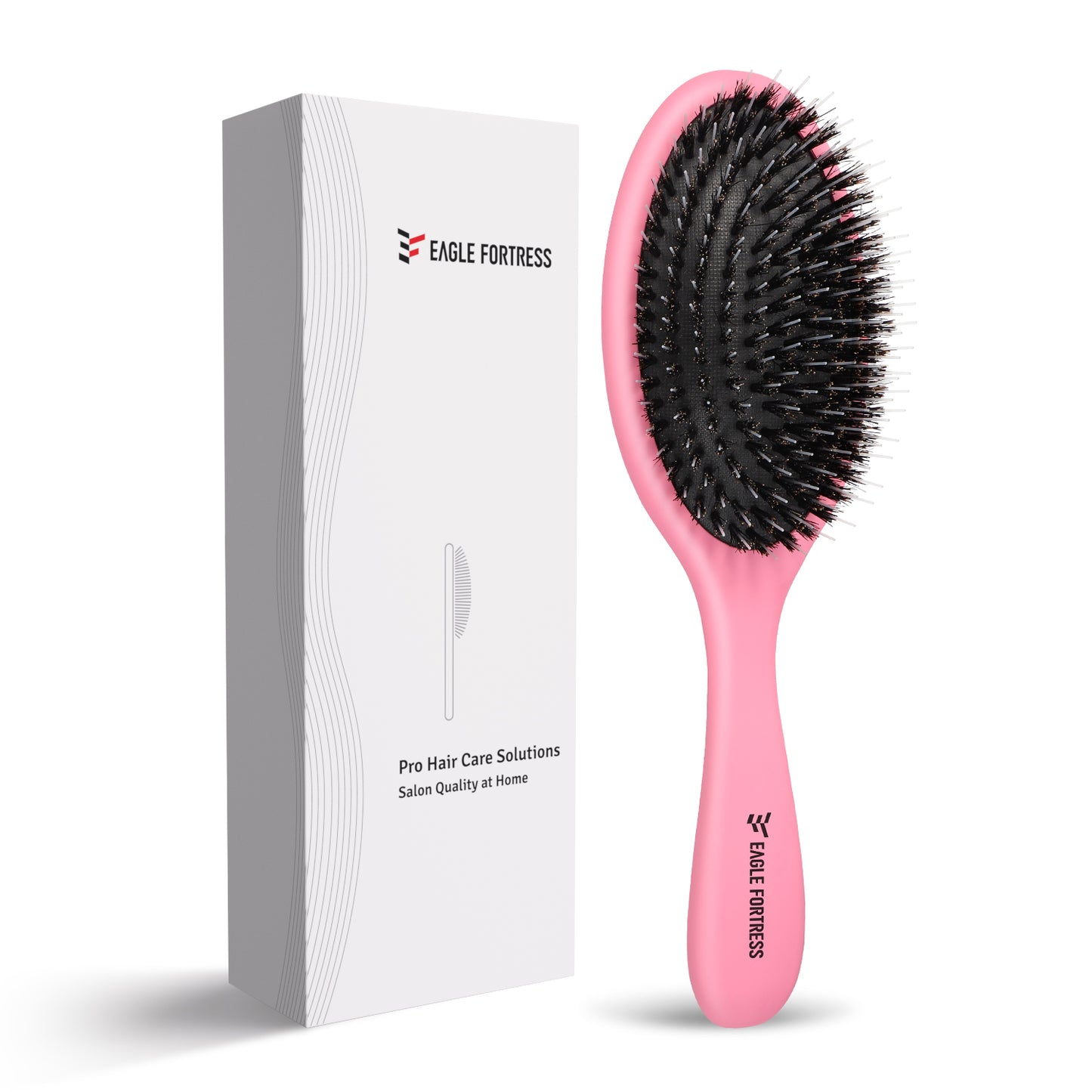 Boar bristle comb Rose
