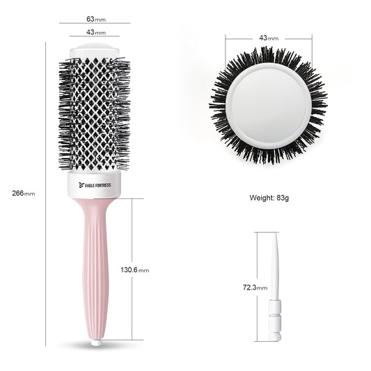 Round Brush 1.7'' Pink