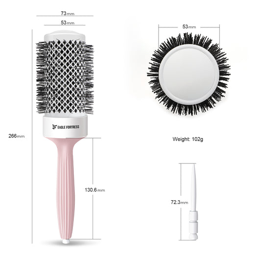 Round Brush 2.1'' Pink