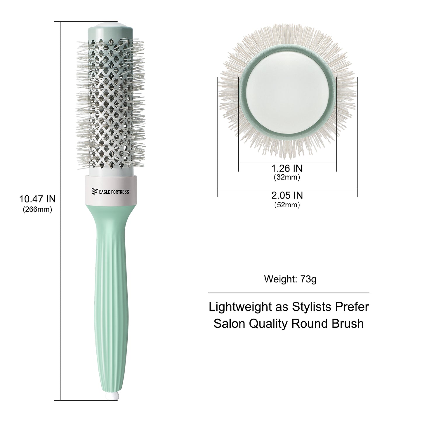 Round Brush 1.25'' Green