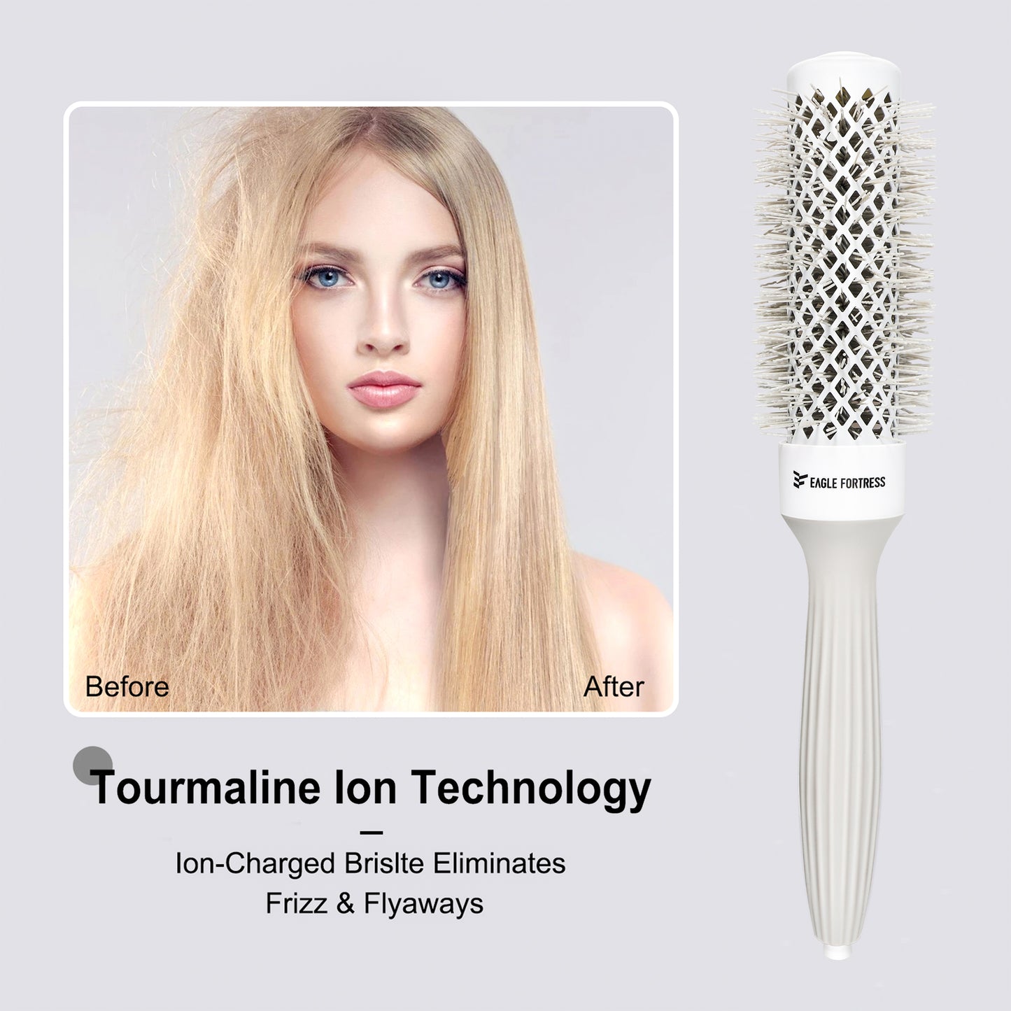 Round Brush 1.25'' Grey