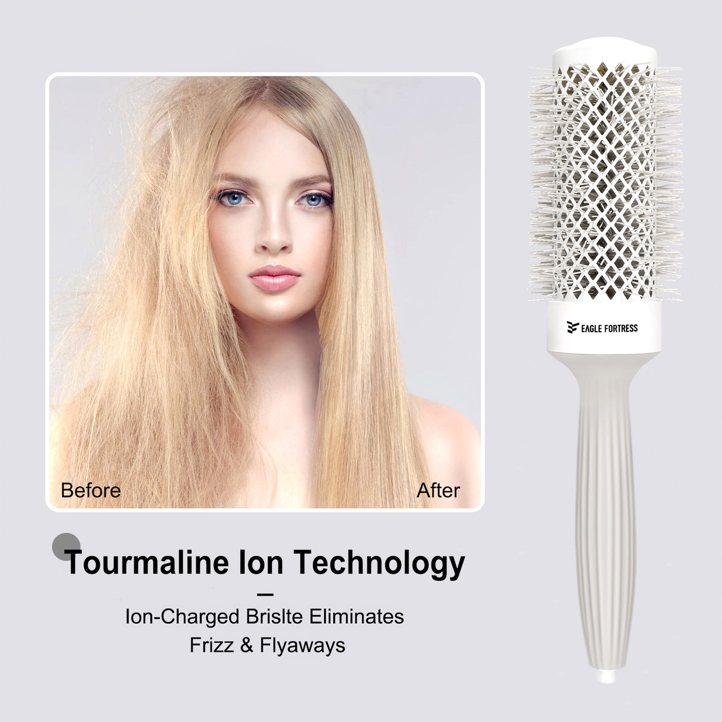 Round Brush 1.7'' - Grey