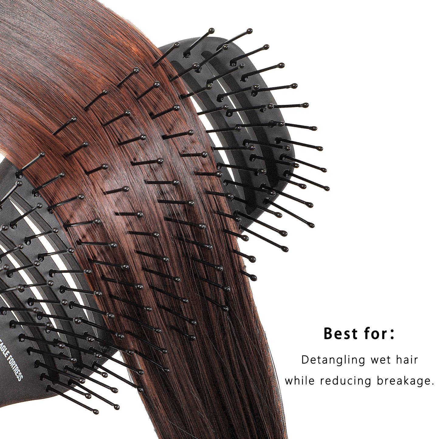 Anti-static exhaust hair comb