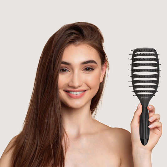 Anti-static exhaust hair comb