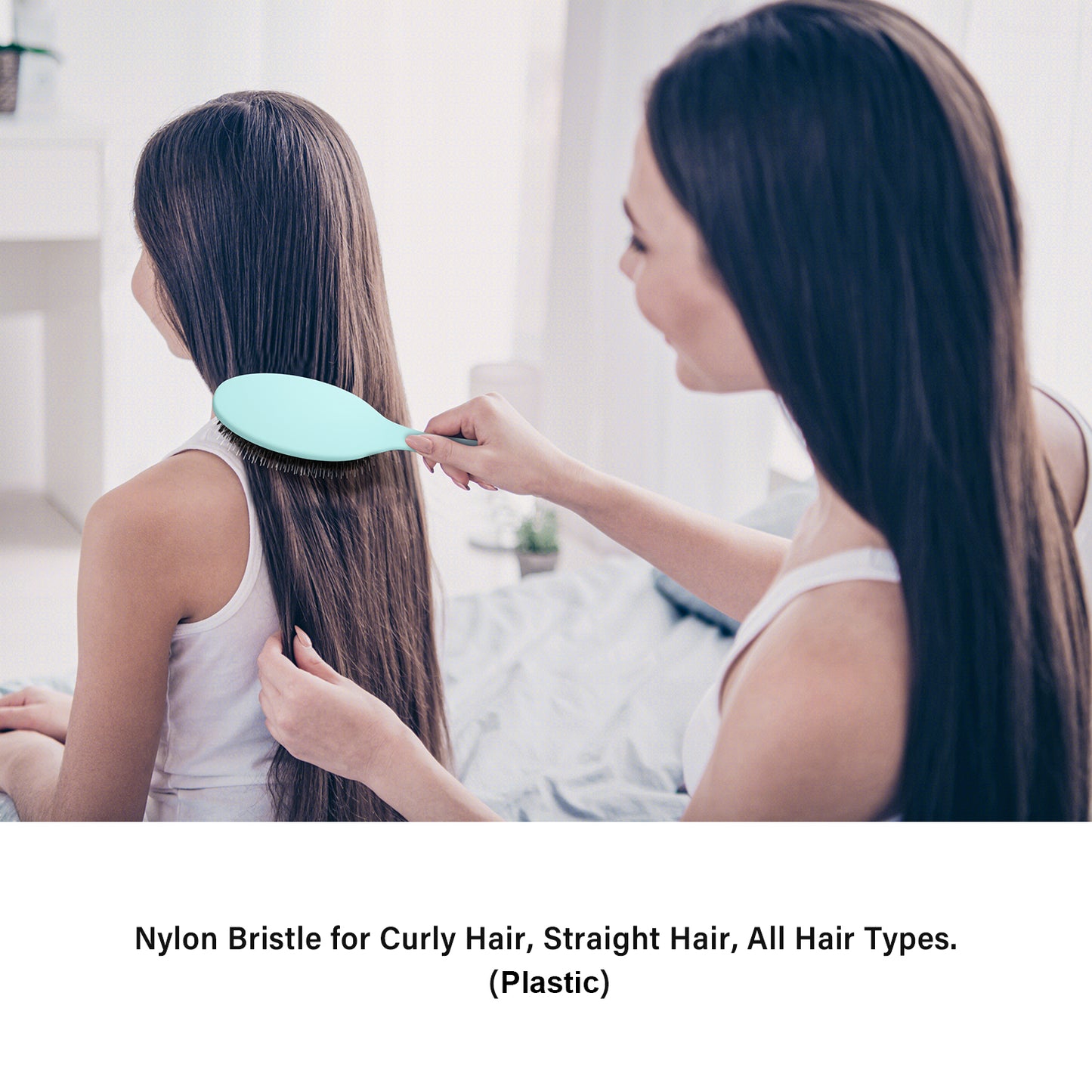 Boar bristle comb Green