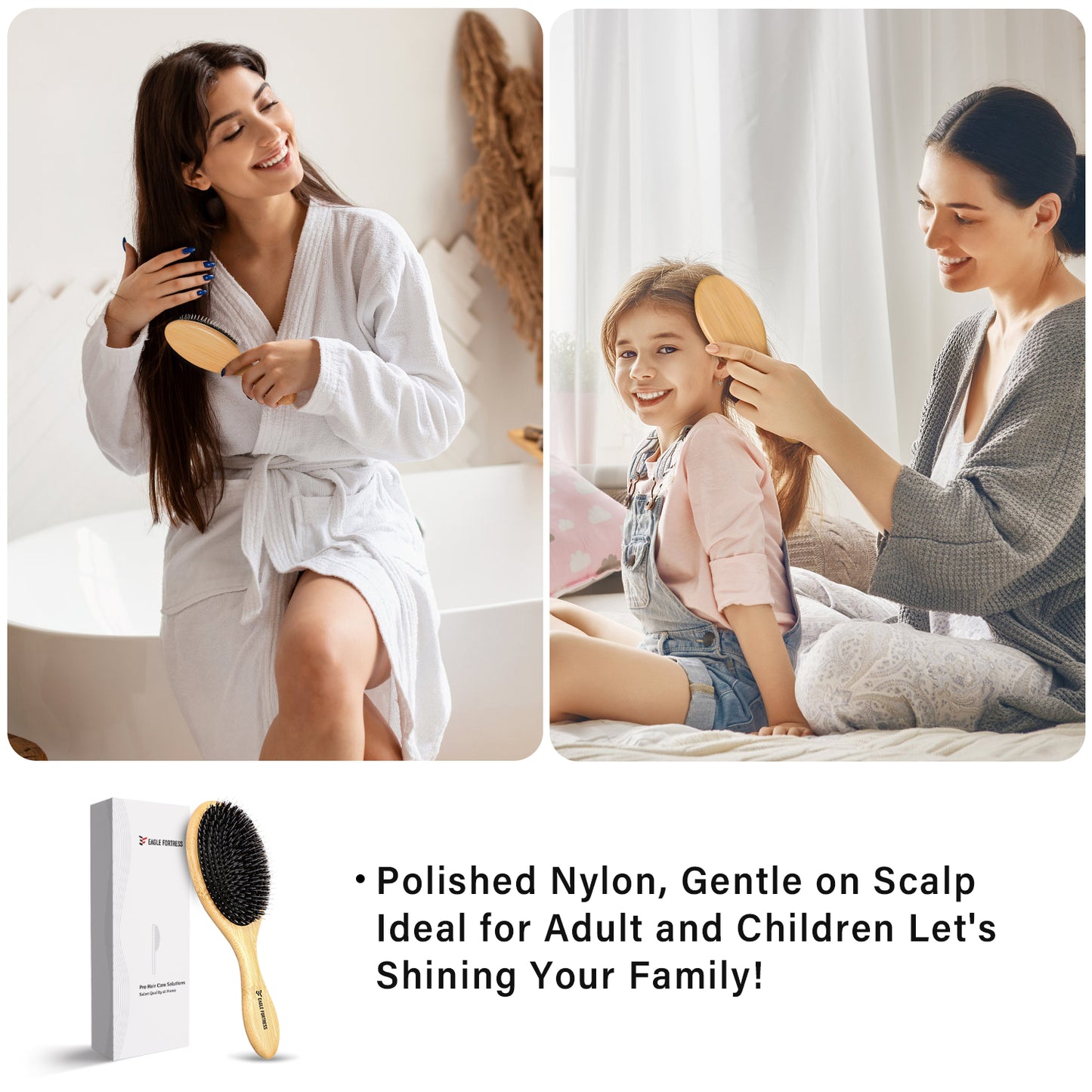 Bamboo Detangler Brush