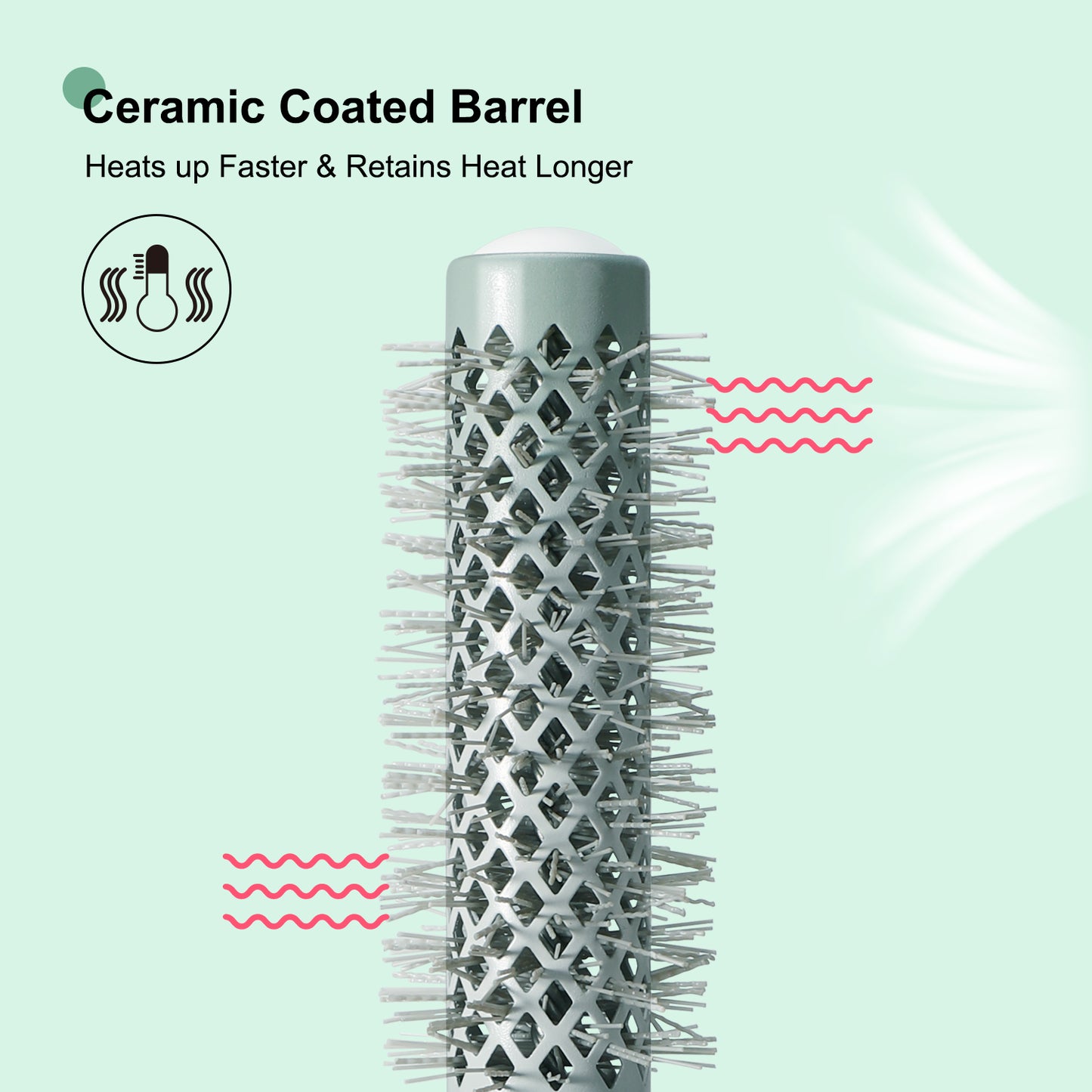 Round Brush 0.98'' Green