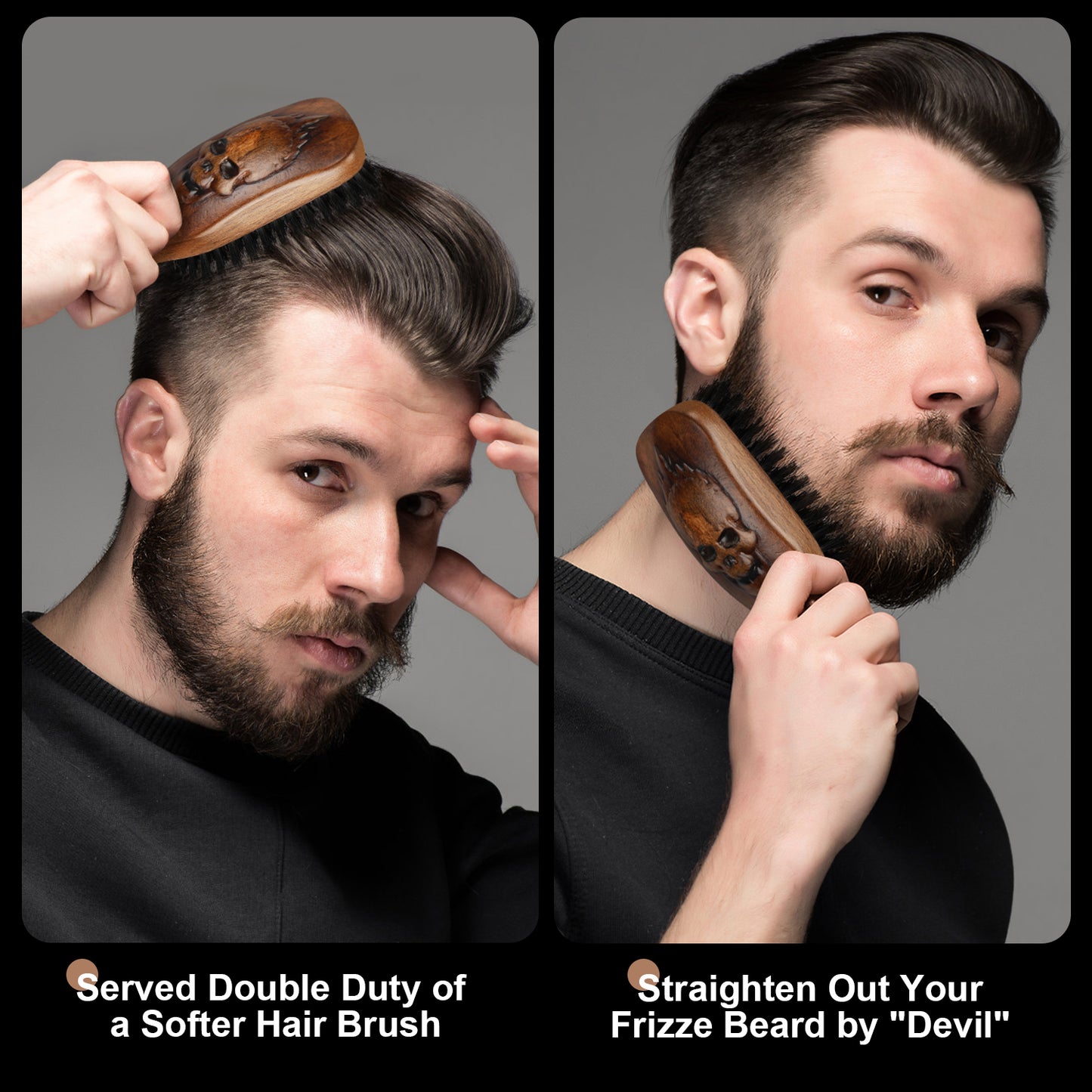 Devil’s Head Boar Bristle Beard Brush