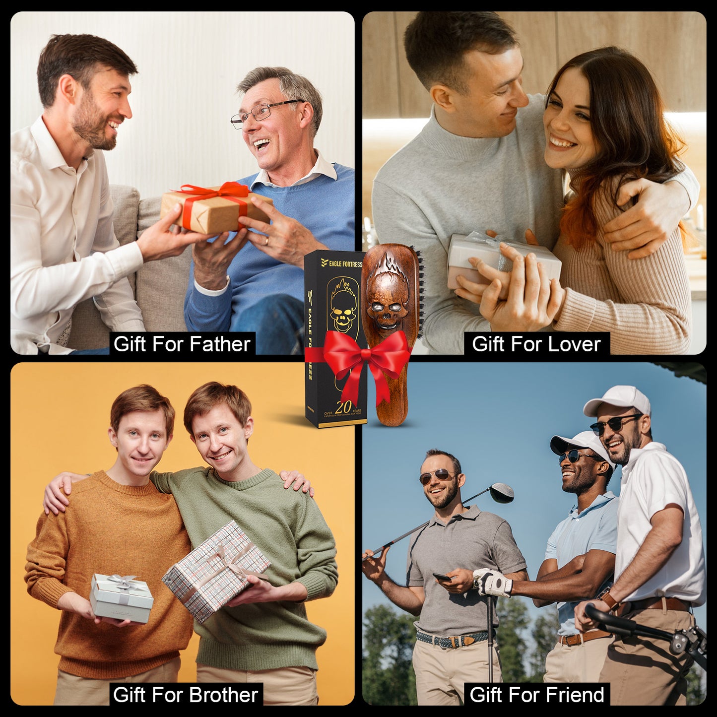 Devil’s Head Boar Bristle Beard Brush