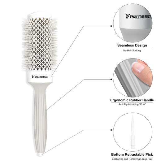 Round Brush 1.7'' - Grey