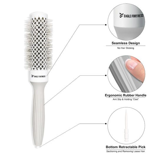 Round Brush 1.25'' Grey