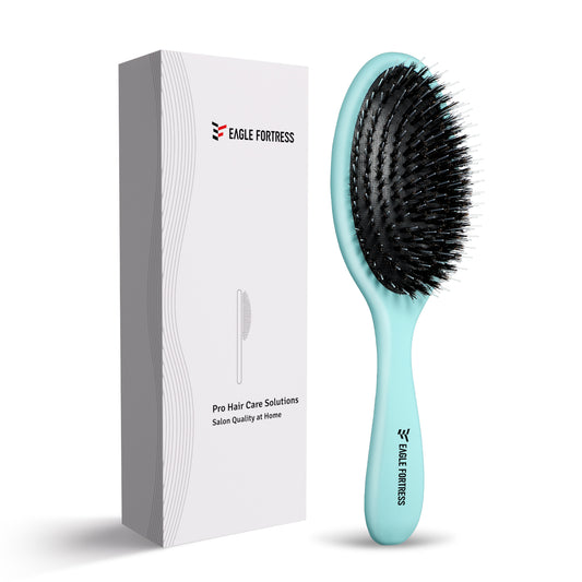 Boar bristle comb Green