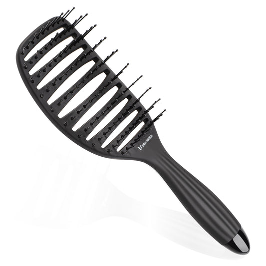Anti-static exhaust hair comb